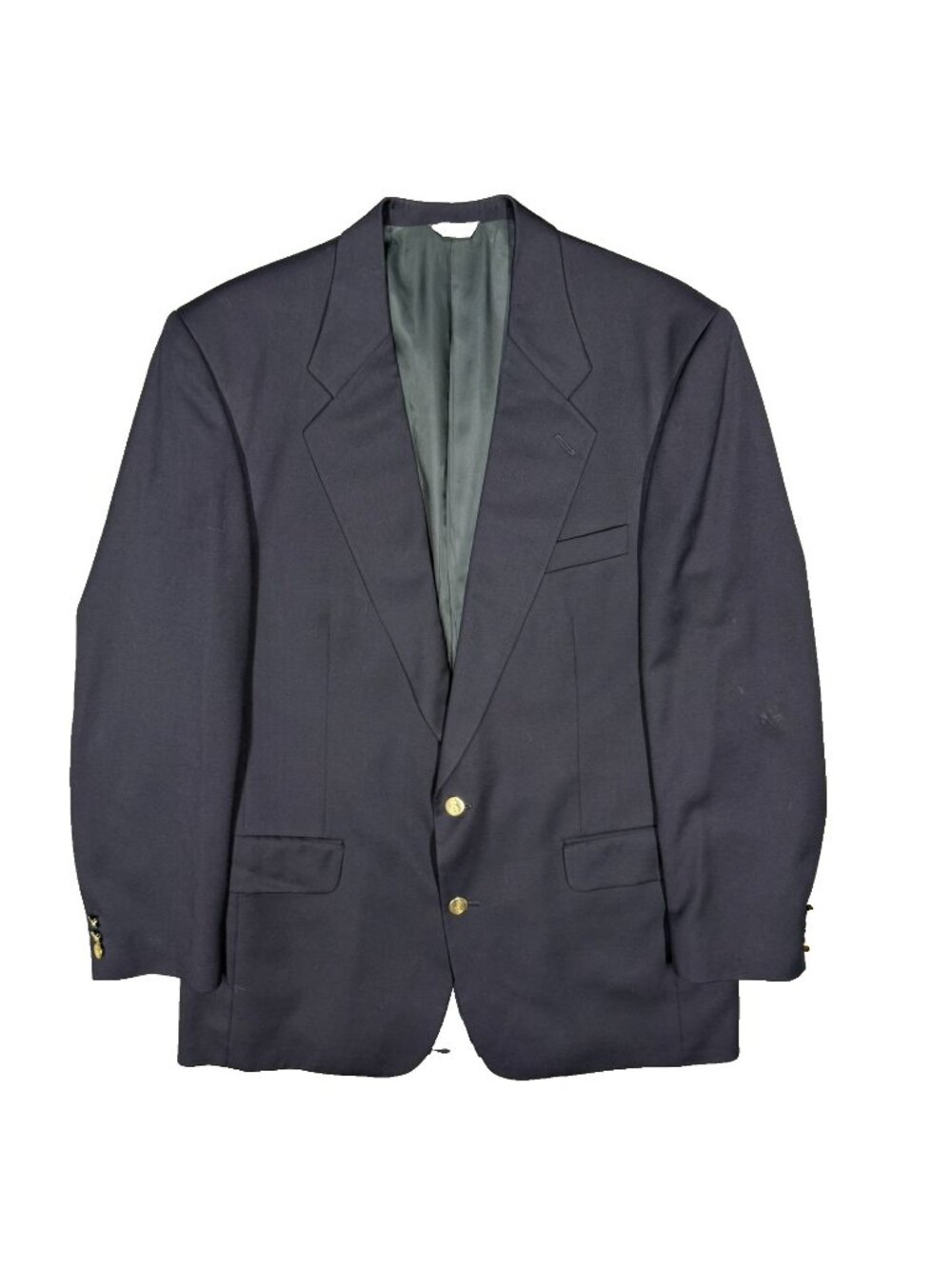 Vintage Coppley Blazer Blue Wool Sport Coat Made in Canada 40L
